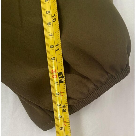 Lily White, Blouse with 3/4 sleeves, for women, Green color, polyester, size S. - Picture 6 of 6